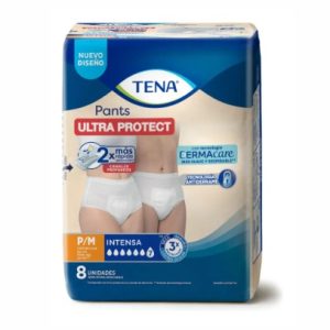Ropa interior descartable Tena ultra P/M x 8 (NUEVO PACK)